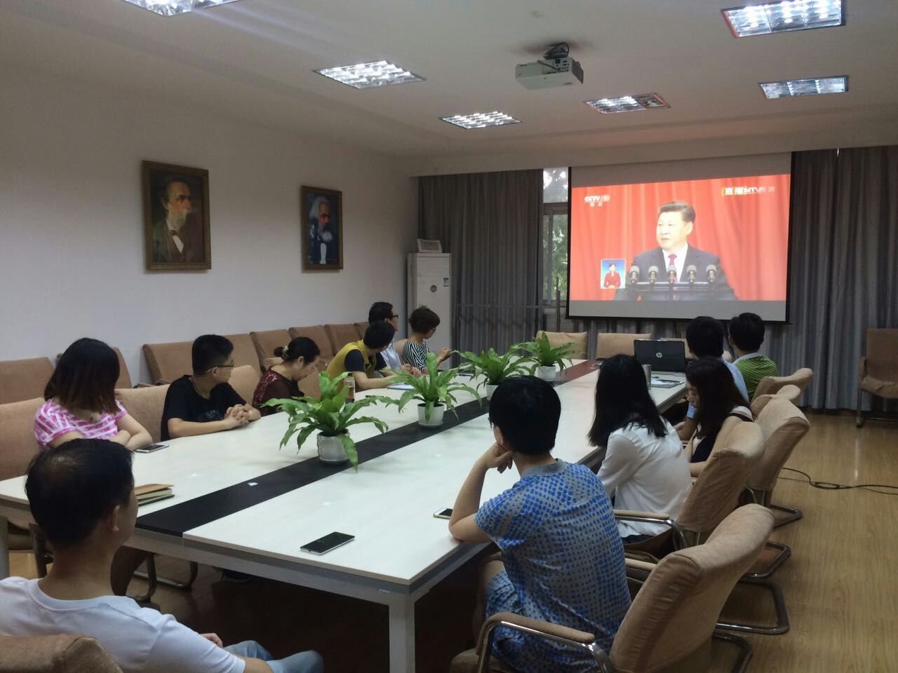 【两学一做】J9直营集团组织观看建党95周年庆祝大会